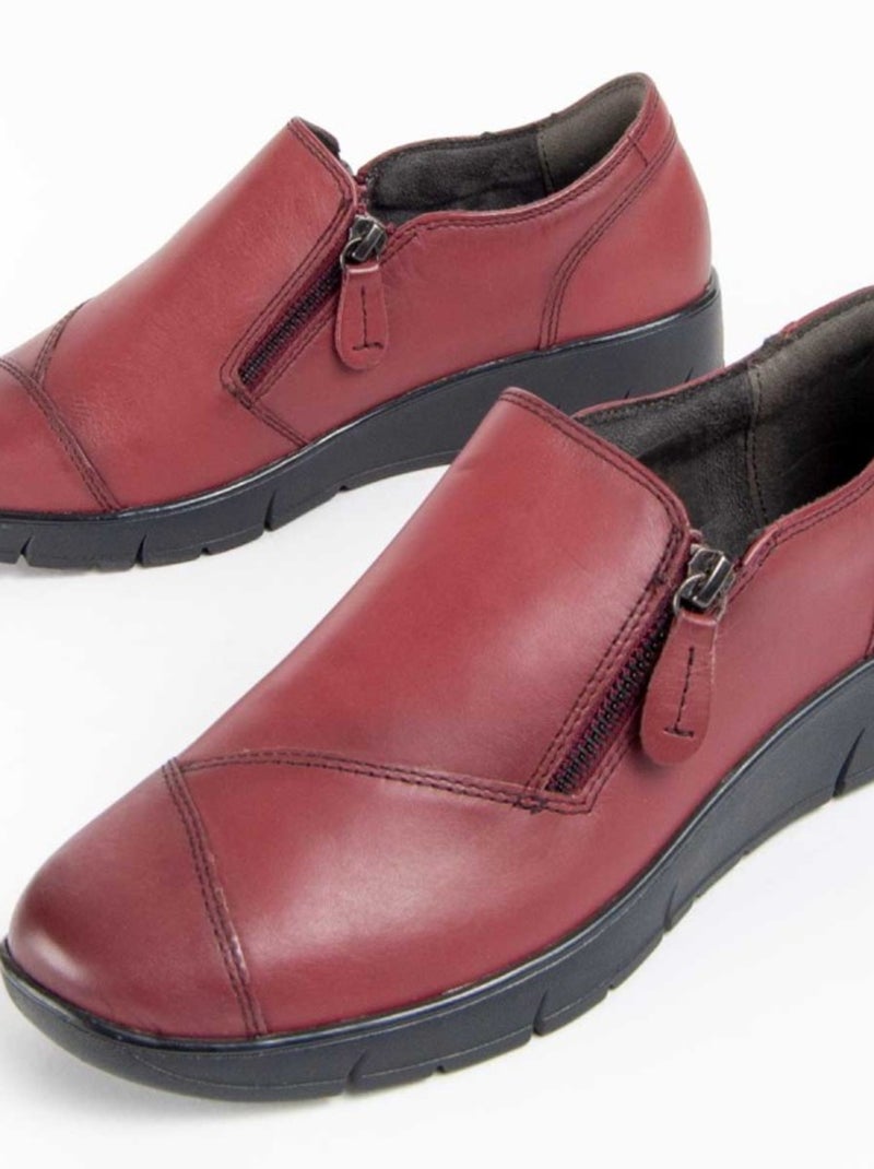 Purapiel Mocassin Ailina2 Rouge - Kiabi