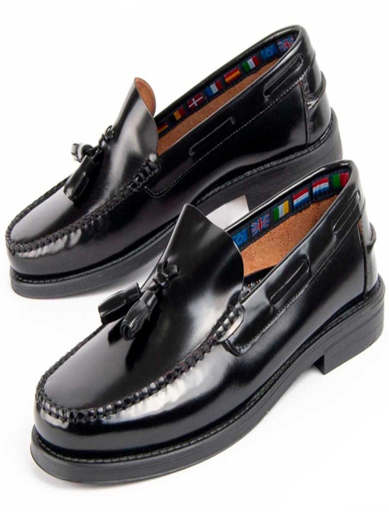 Purapiel Mocassin Castellar4 Noir - Kiabi