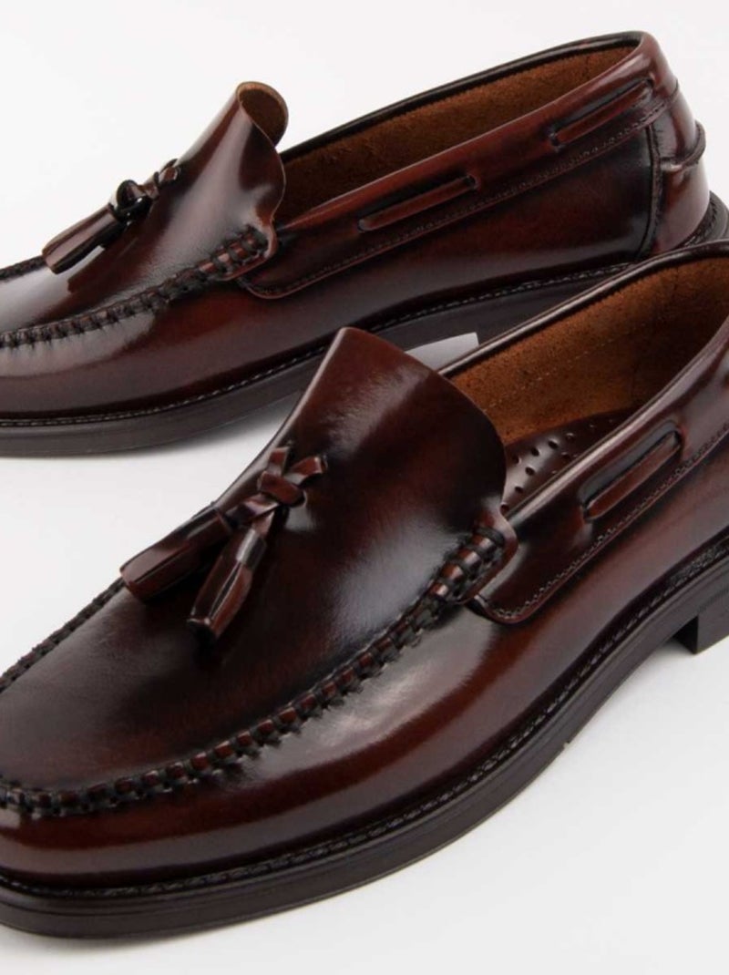Purapiel Mocassin Castellar7 Marron - Kiabi