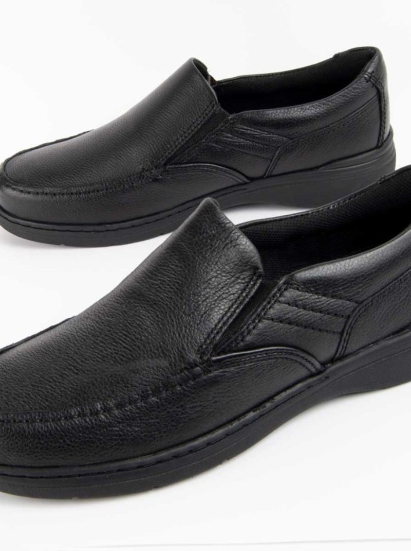 Purapiel Mocassin Confore12 Noir - Kiabi