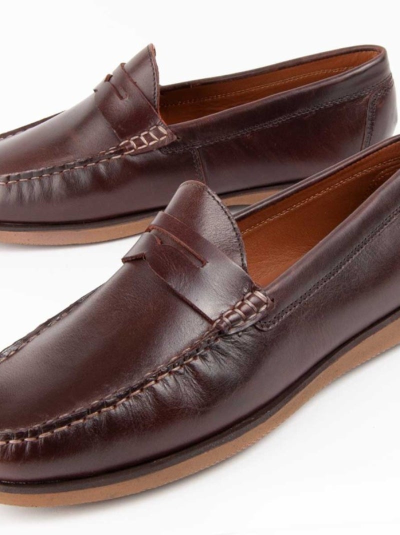 Purapiel Mocassin Mocca7 Marron - Kiabi
