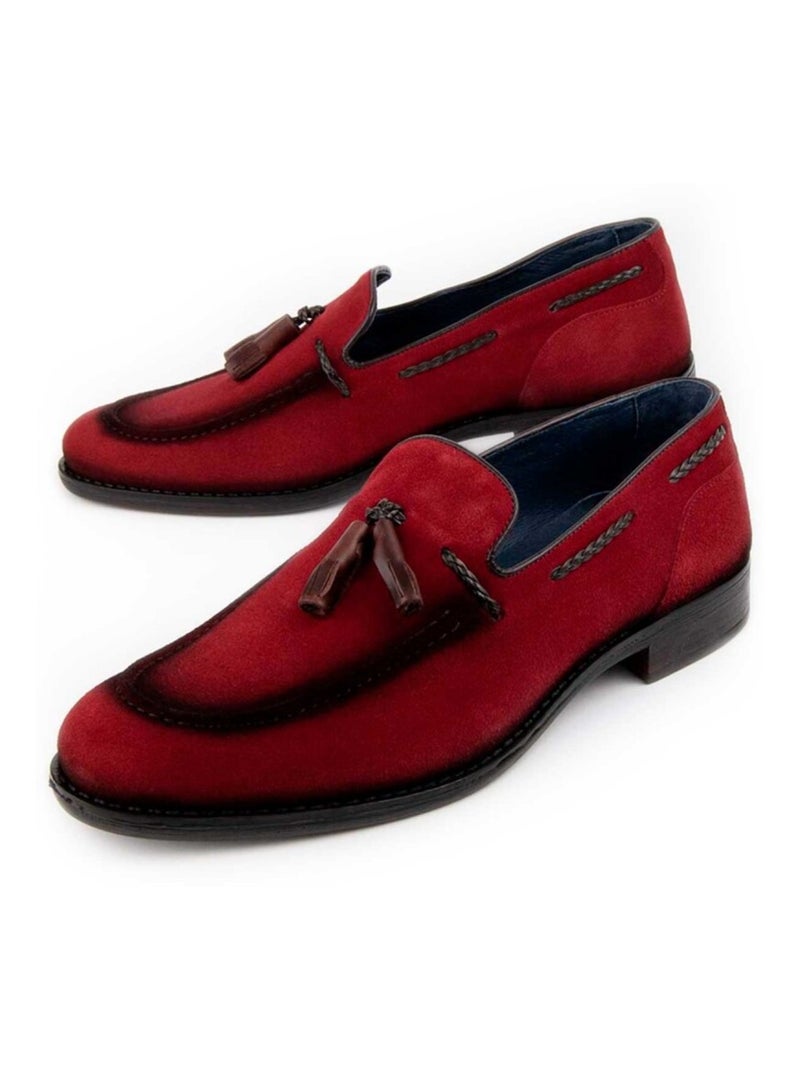 Purapiel Mocassin Moretto2 Rouge - Kiabi