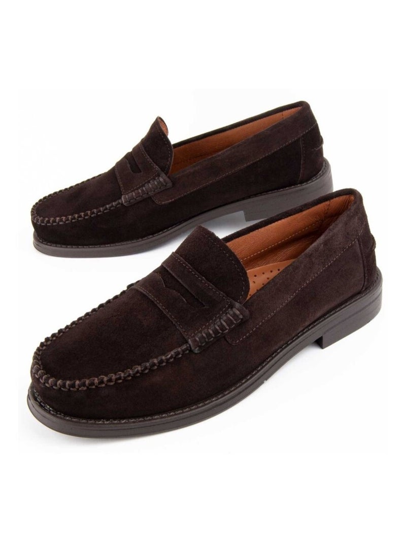 Purapiel Mocassin Moretto4 Marron - Kiabi