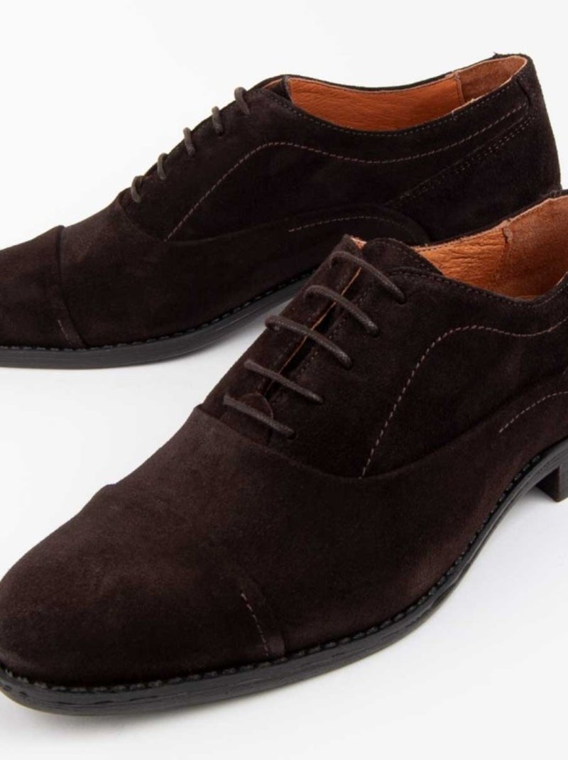 Purapiel Oxford Dario Marron - Kiabi