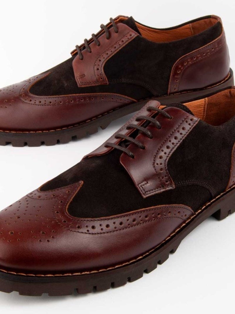 Purapiel Oxford Herac Marron - Kiabi