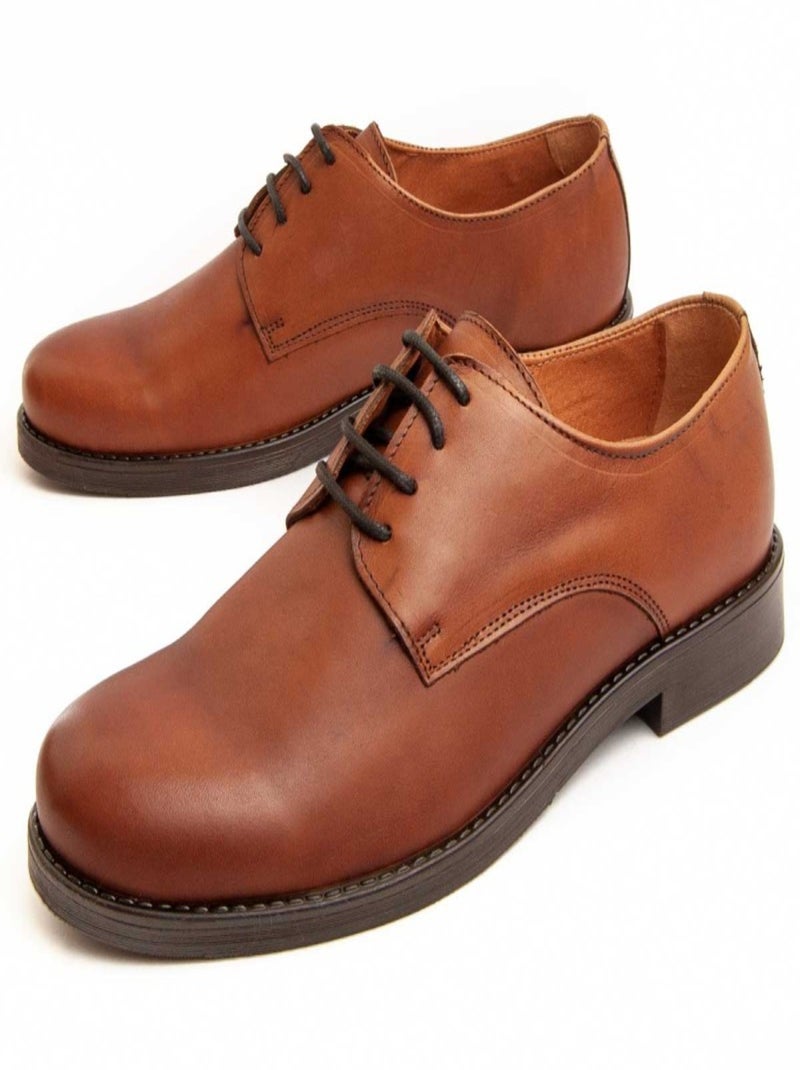 Purapiel Oxford Imperi3 Marron - Kiabi