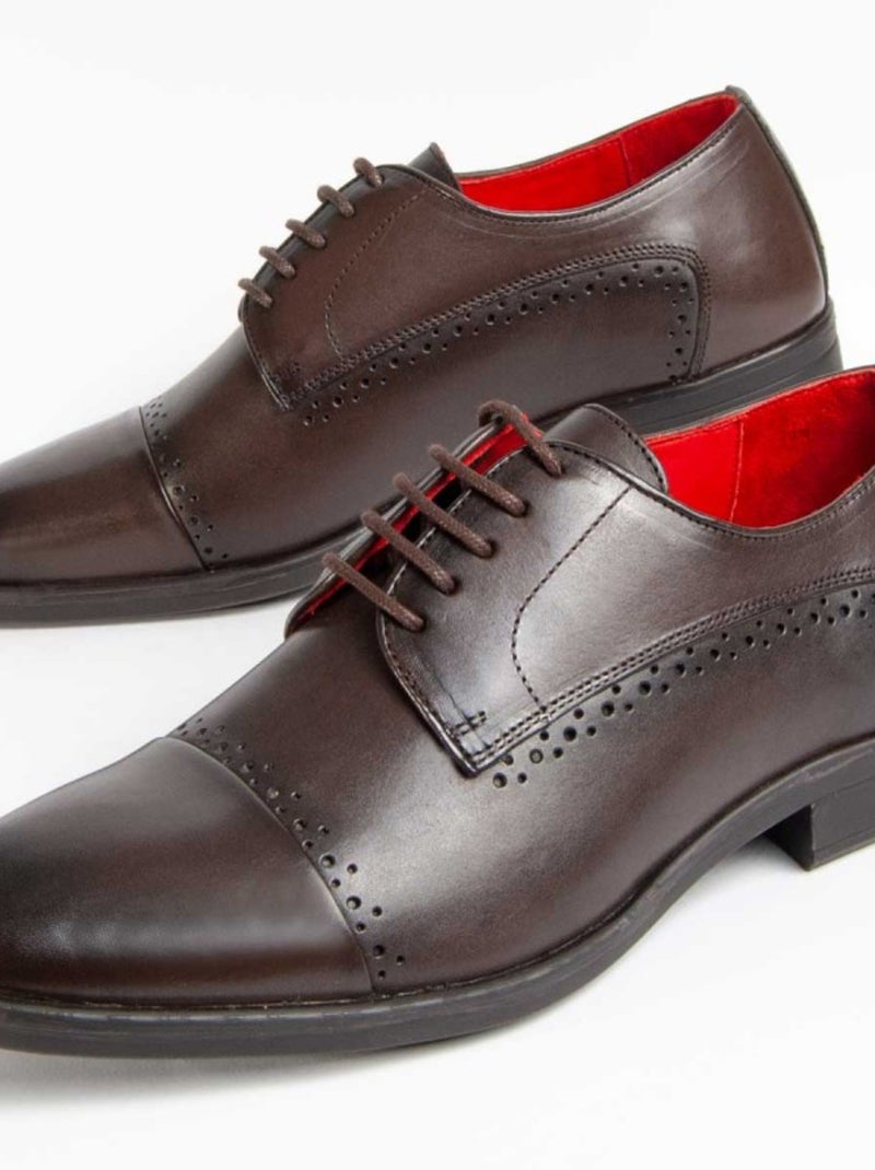 Purapiel Oxford Imperi7 Marron - Kiabi