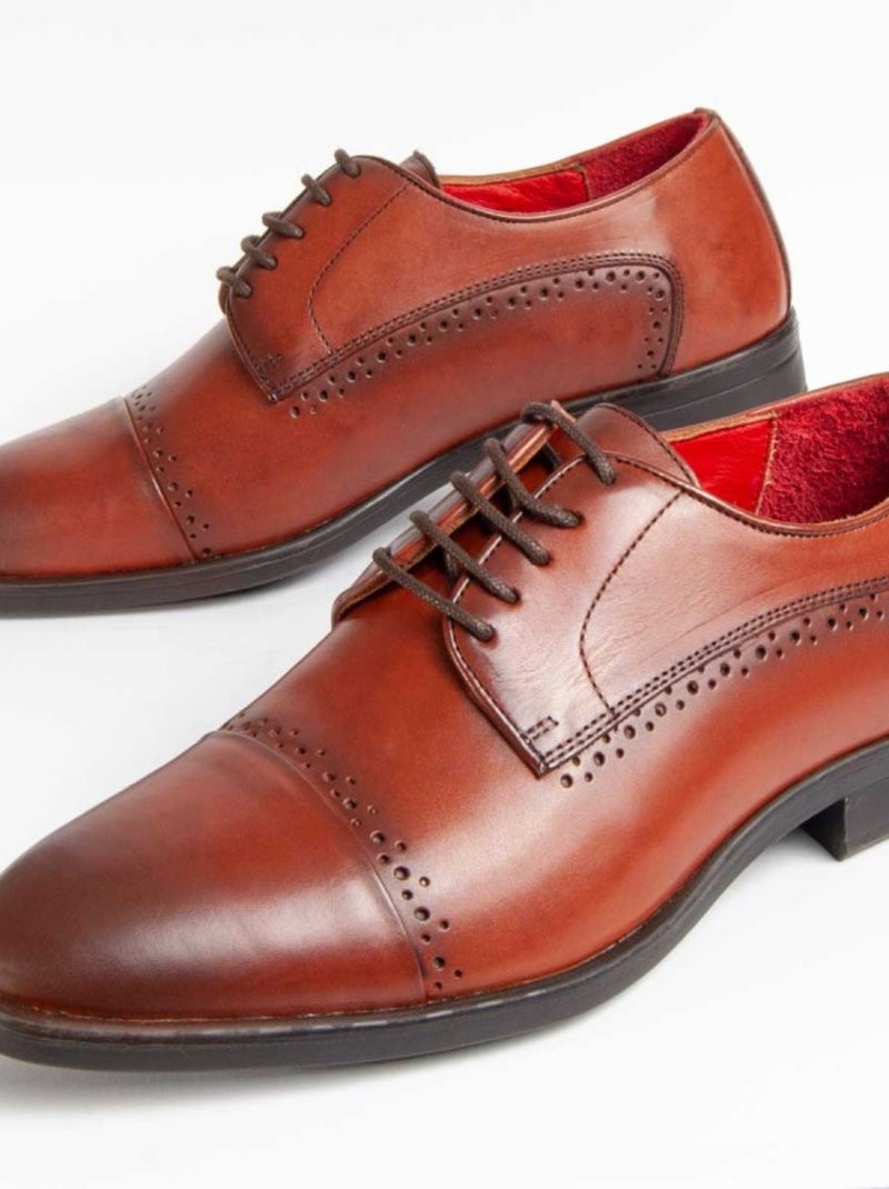 Purapiel Oxford Imperi8 Marron - Kiabi