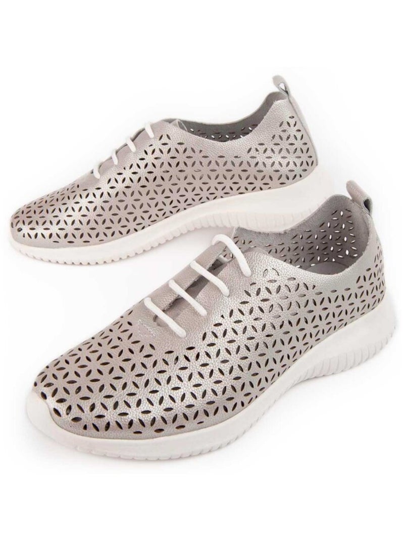 Purapiel Oxford Reyza Argent - Kiabi
