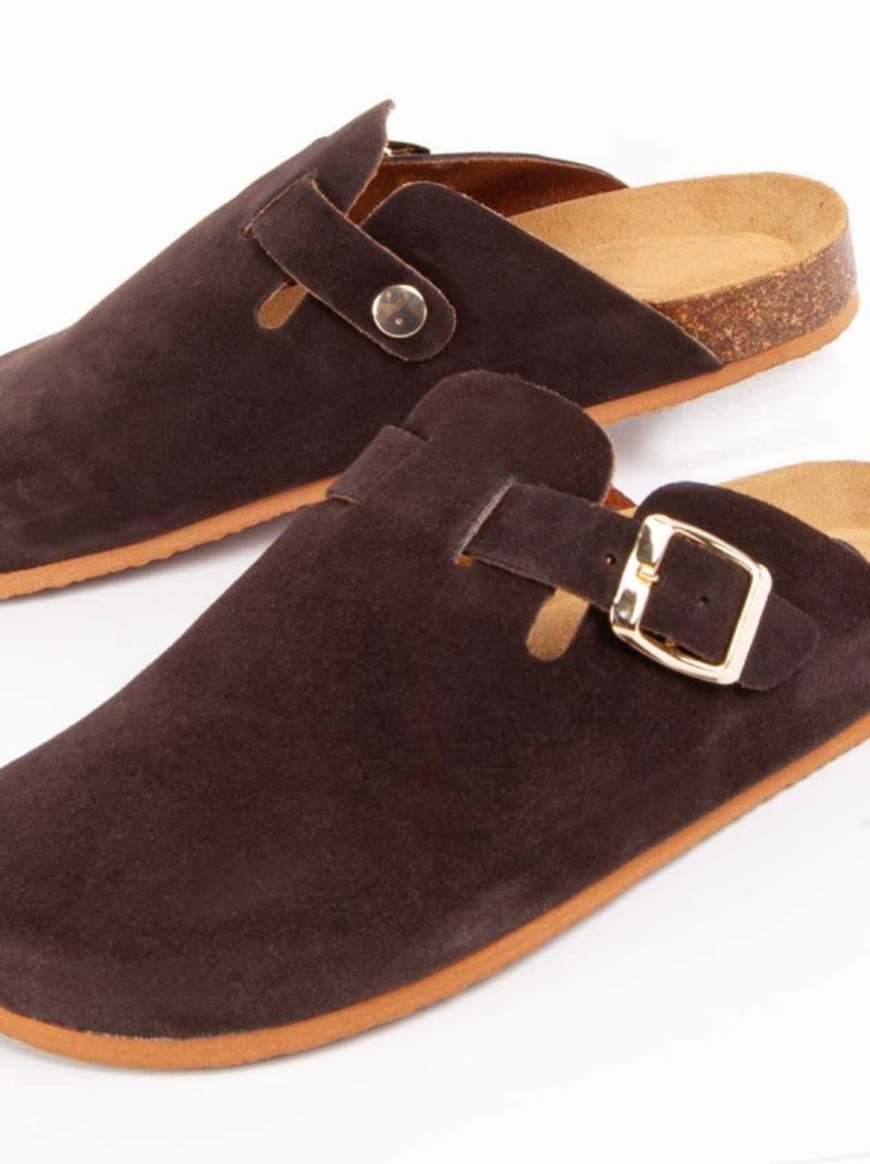 Purapiel Sabot Tejano Marron - Kiabi