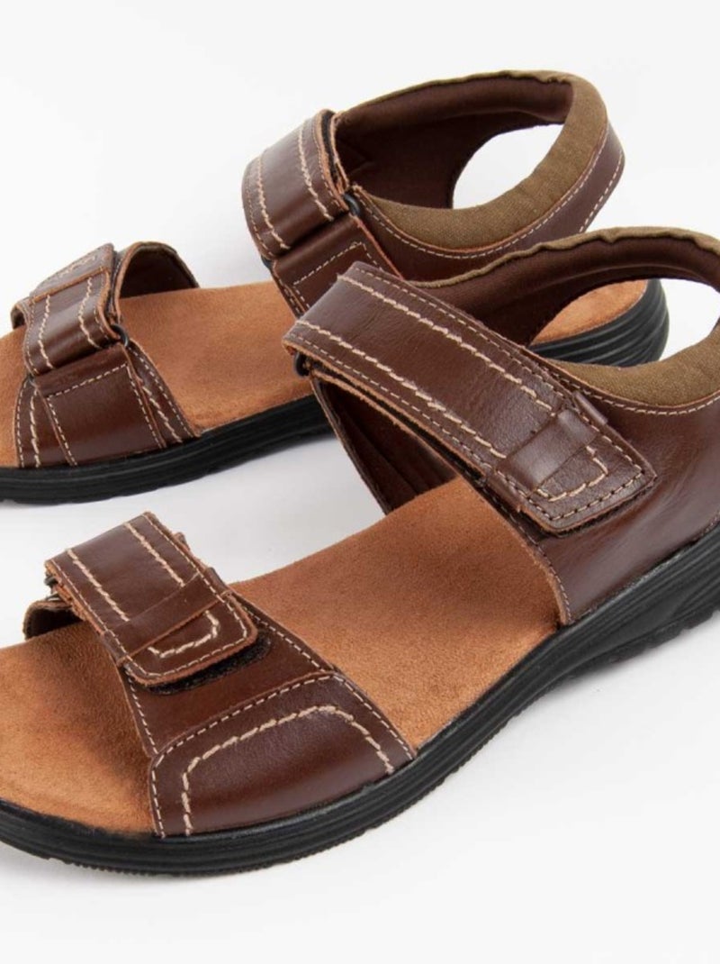 Purapiel Sandale Beira2 Marron - Kiabi