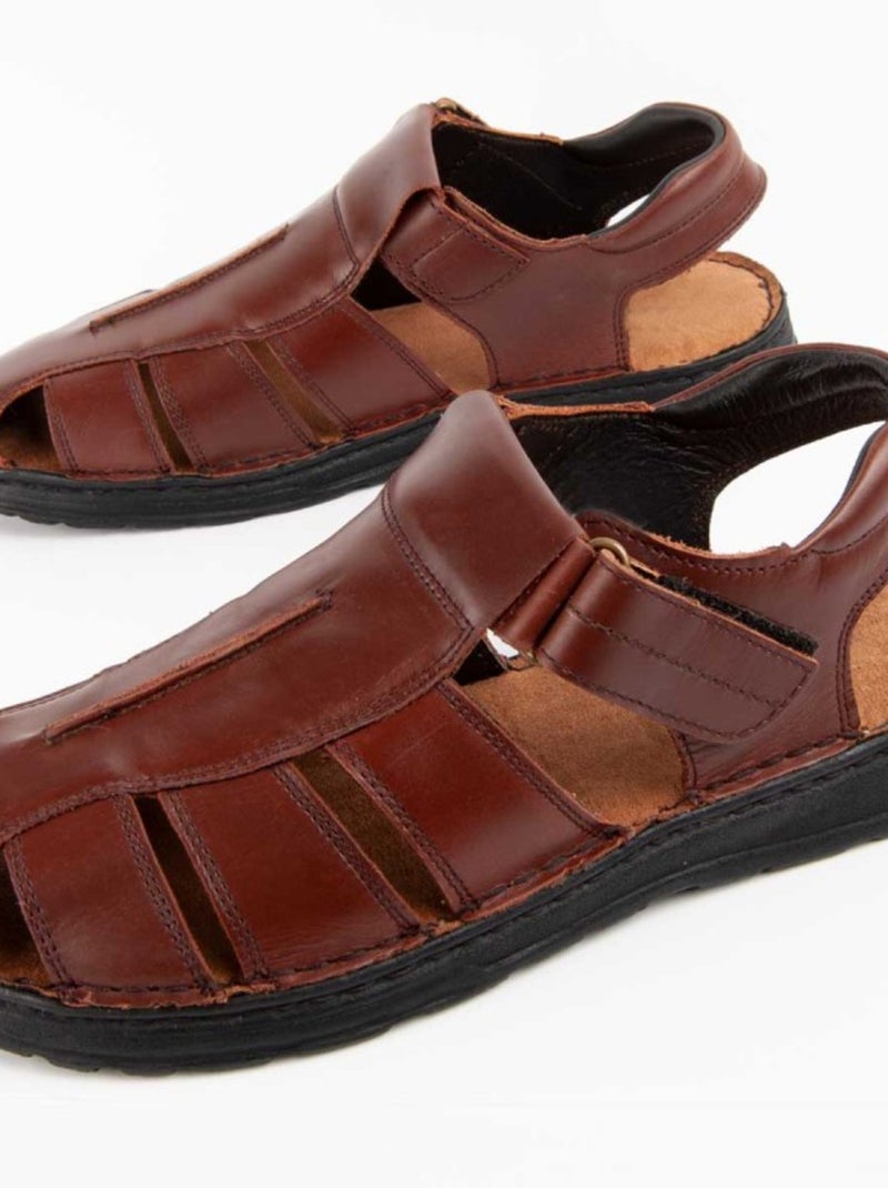 Purapiel Sandale Beira6 Marron - Kiabi