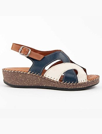 Purapiel Sandale Compensée Leida