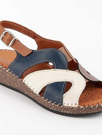 Purapiel Sandale Compensée Leida