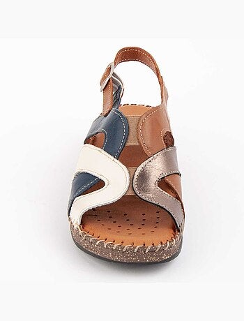 Purapiel Sandale Compensée Leida