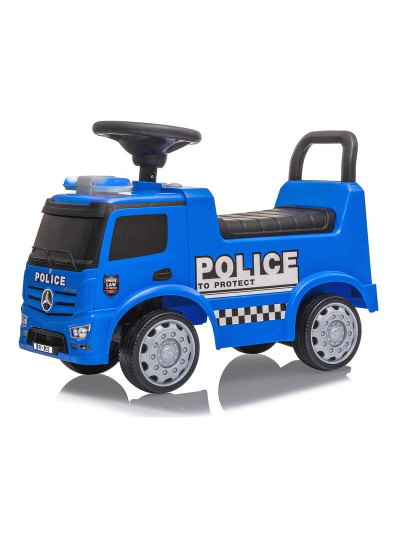 Push Car Mercedes Benz Antos Police Bleu - Kiabi