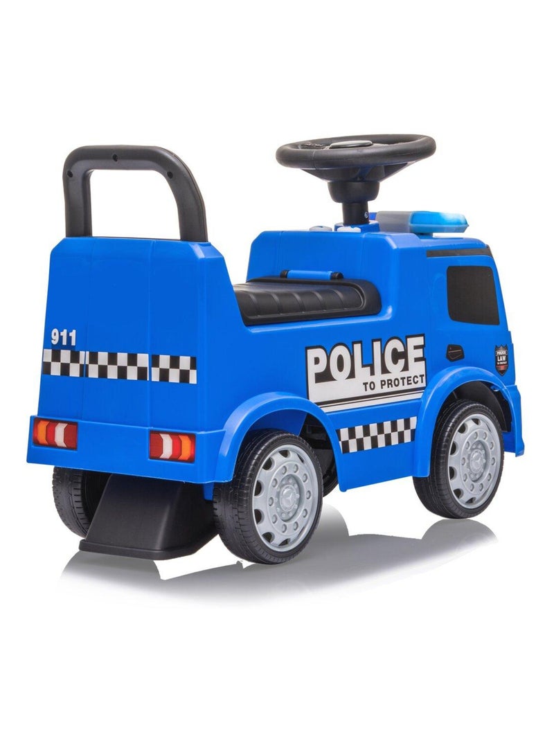 Push Car Mercedes Benz Antos Police Bleu - Kiabi