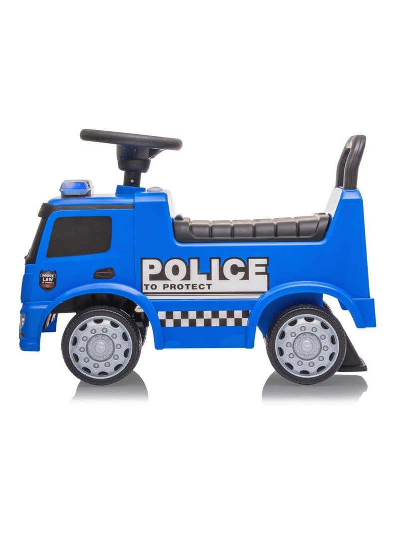 Push Car Mercedes Benz Antos Police Bleu - Kiabi