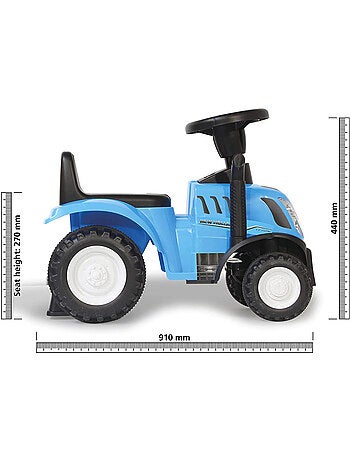 Push-car new holland t7 tracteur bleu