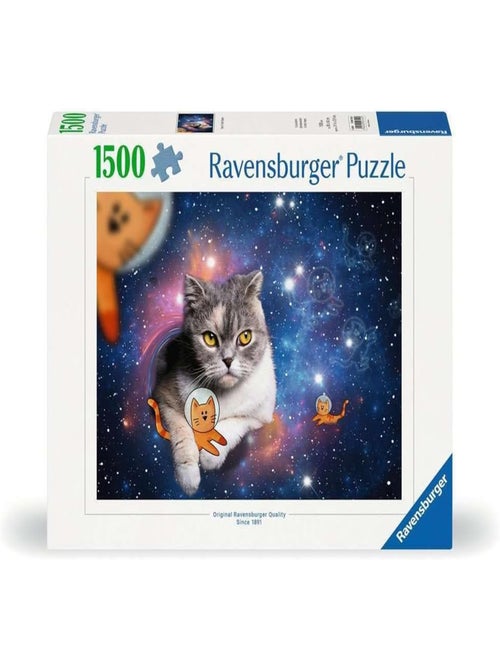 Puzzle - Chats volant dans l'espace - Kiabi