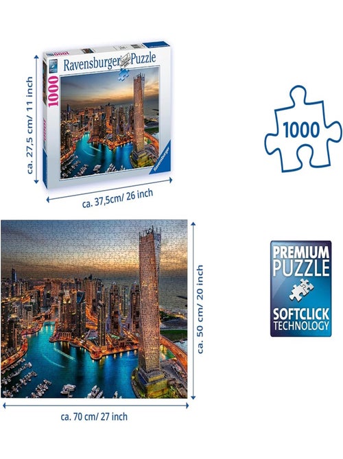 Puzzle - Dubaï Marina de nuit - Kiabi