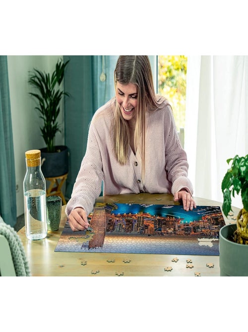 Puzzle - Dubaï Marina de nuit - Kiabi