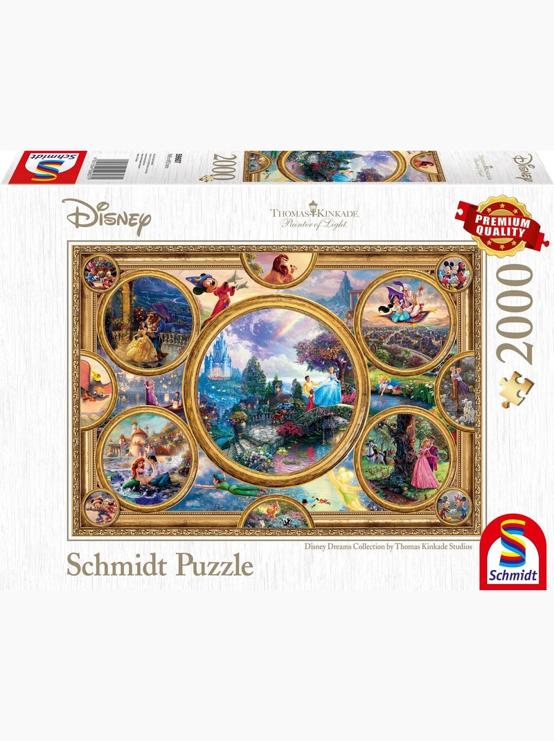 Puzzle - SCHMIDT SPIELE - DISNEY, Dreams Collection - 2000 pièces - Dès 14 ans N/A - Kiabi