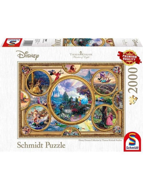 Puzzle - SCHMIDT SPIELE - DISNEY, Dreams Collection - 2000 pièces - Dès 14 ans - Kiabi