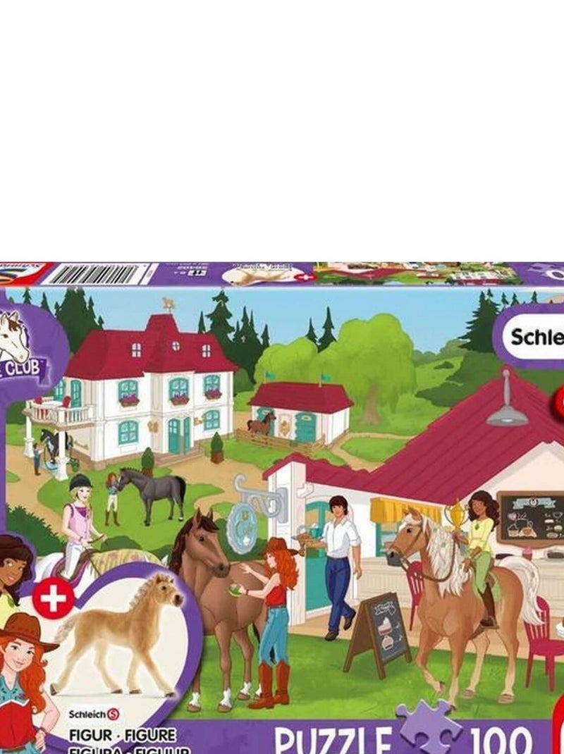 Puzzle 100 pièces avec figurine : Horse Club N/A - Kiabi