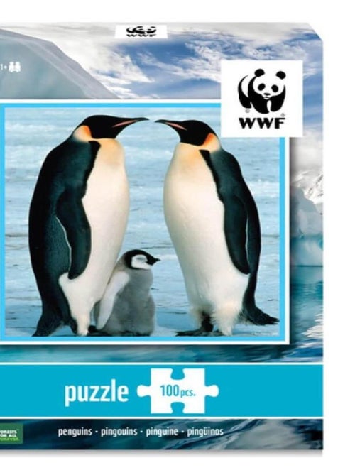 Puzzle 100 pièces : Bébés Pingouins - Kiabi