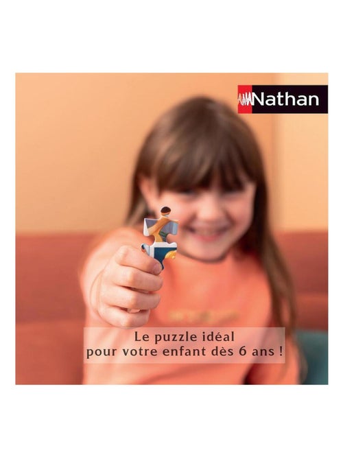 Puzzle 100 pièces : Carte du monde des monuments - Kiabi