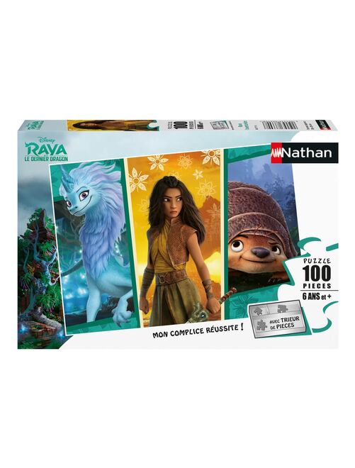 Puzzle 100 pièces : Disney : Raya et le dernier dragon - Raya l'aventurière - Kiabi