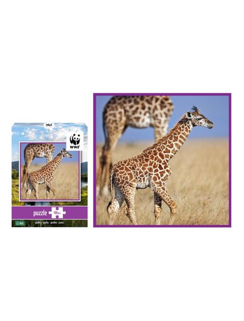 Puzzle 100 pièces : Girafes - Kiabi