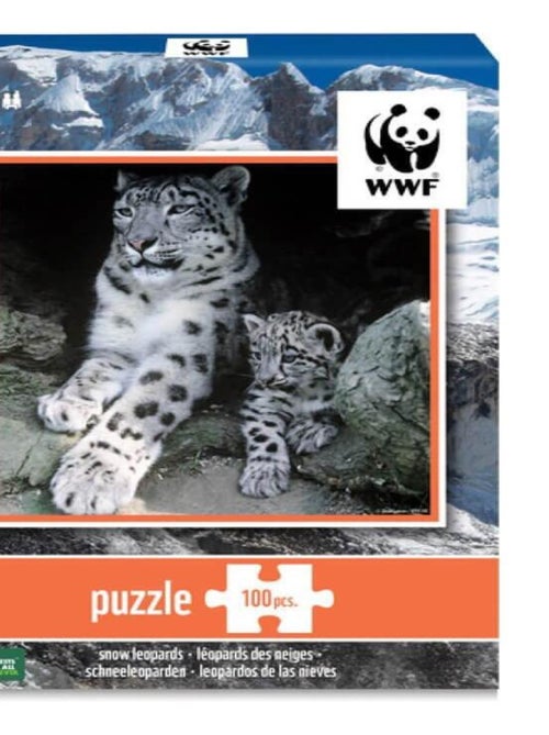 Puzzle 100 pièces : Léopards - Kiabi