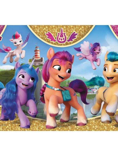 Puzzle 100 pièces :  My Little Pony : Amitié colorée - Kiabi