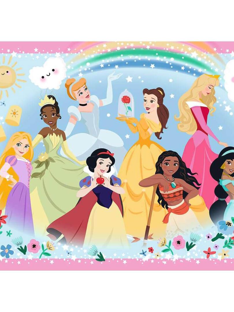 Puzzle 100 pièces XXL : Collection Paillettes : Princesses Disney : Fortes,  belles et courageuses - N/A - Kiabi - 19.98€