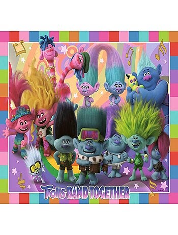 Puzzle 100 pièces XXL : La bande des Trolls