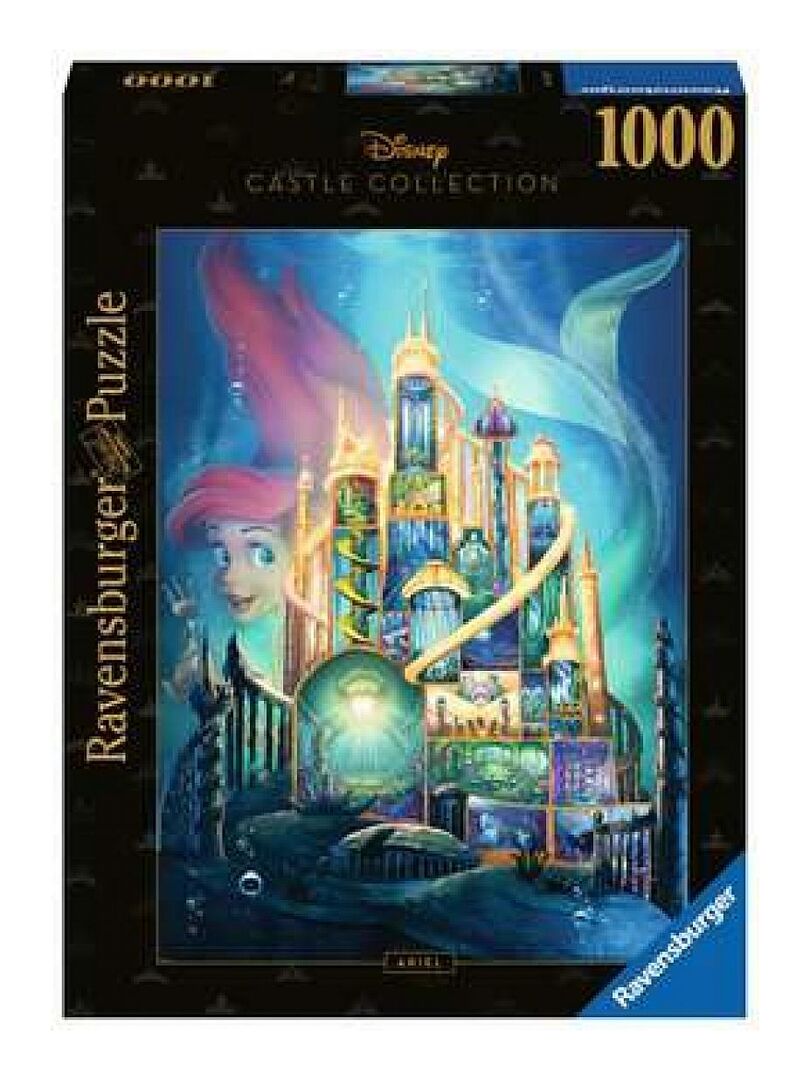 Puzzle 1000 p - ariel (collection château disney princ.) - N/A - Kiabi -  21.99€
