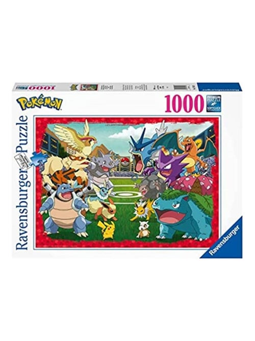 Puzzle 1000 pièces - L'affrontement des Pokémon - Kiabi