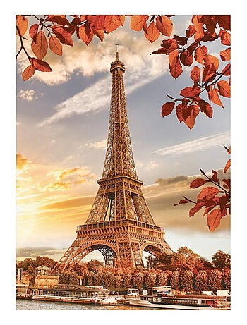 Puzzle 1000 Pièces - Tour Eiffel En Automne - Nathan