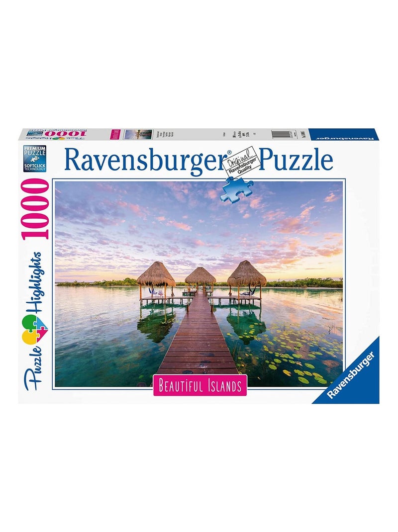 Puzzle 1000 pièces - Vue sur les tropiques (Puzzle Highlights, Îles de rêve) N/A - Kiabi