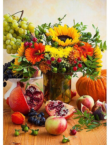 Puzzle 1000 Pièces Bouquet Automnale - Fabriqué en France