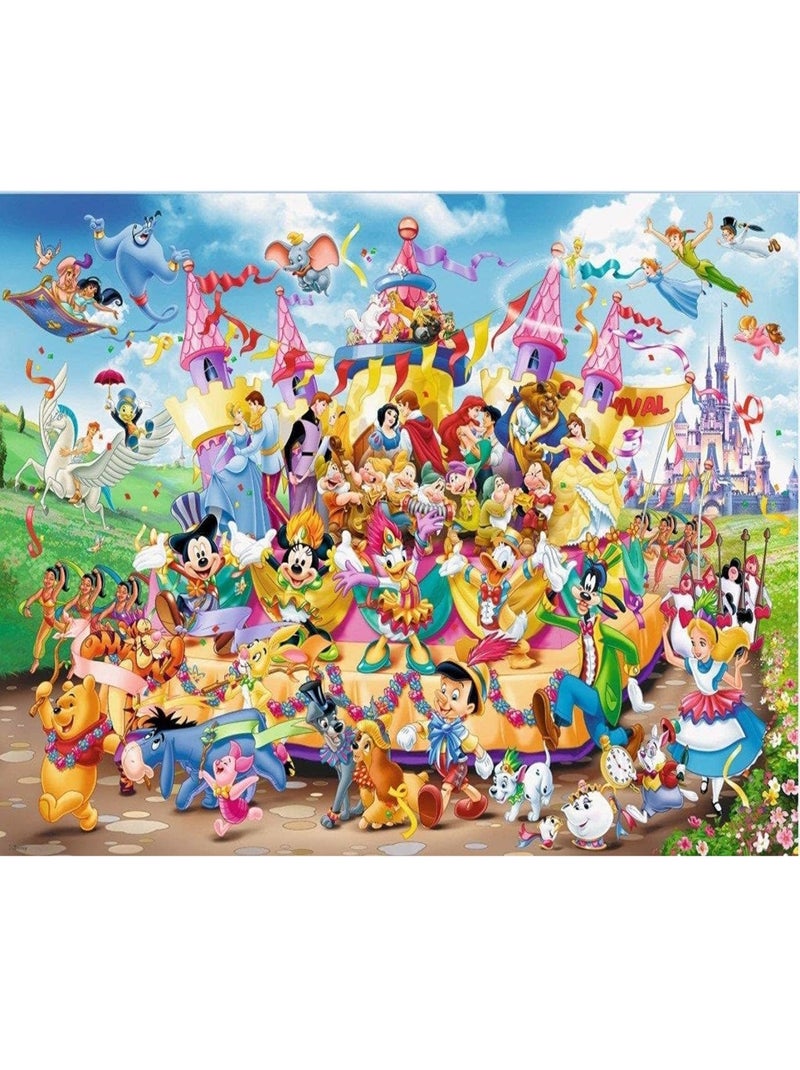 Puzzle 1000 Pièces Carnaval Disney - Ravensburger N/A - Kiabi