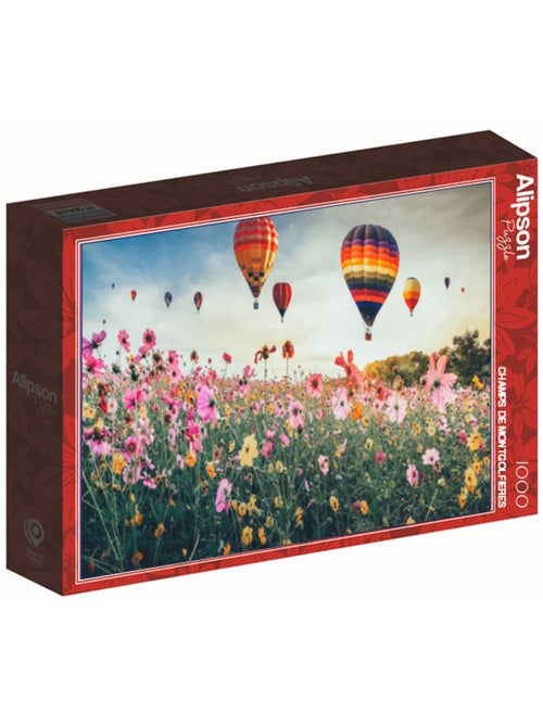 Puzzle 1000 Pièces Champ De Montgolfière - Fabriqué en France - Kiabi