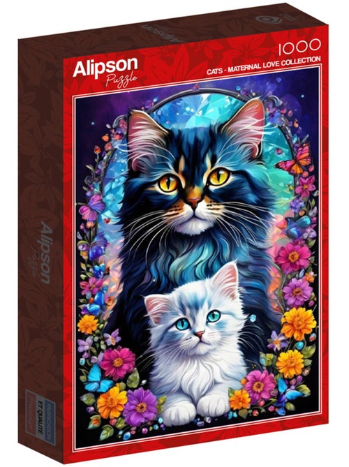 Puzzle 1000 pièces Chats - Fabriqué en France - Kiabi
