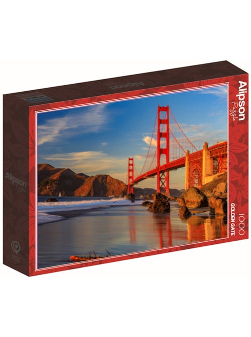 Puzzle 1000 Pièces Golden Gate - Fabriqué en France - Kiabi