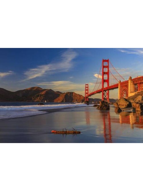 Puzzle 1000 Pièces Golden Gate - Fabriqué en France - Kiabi