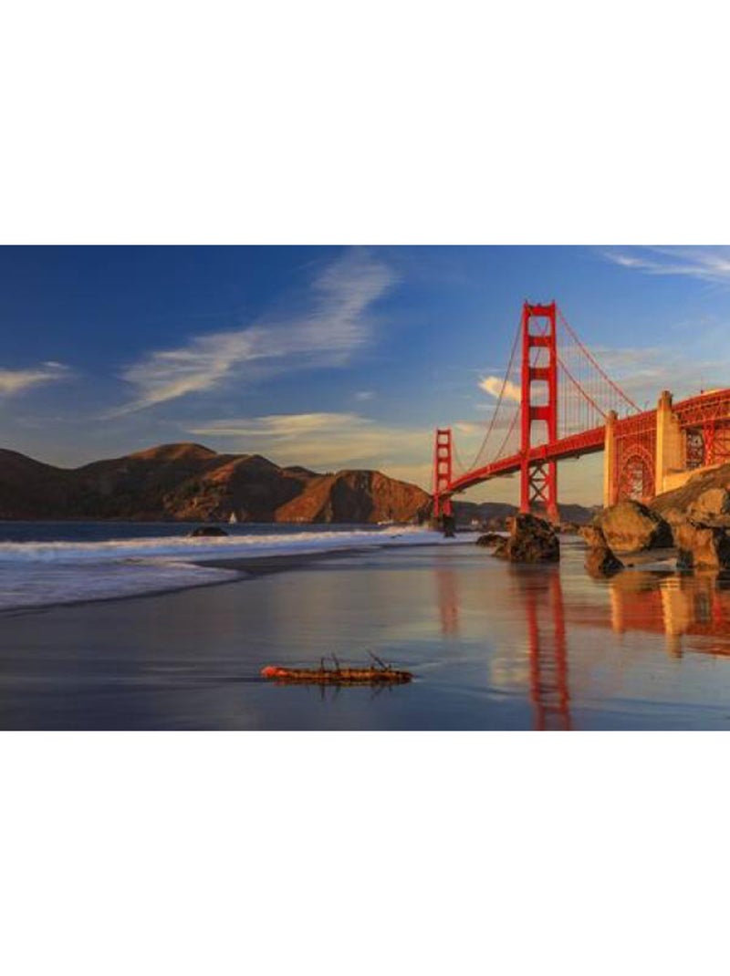 Puzzle 1000 Pièces Golden Gate - Fabriqué en France N/A - Kiabi