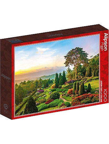 Puzzle 1000 Pièces Jardin Sur Colline - Fabriqué en France