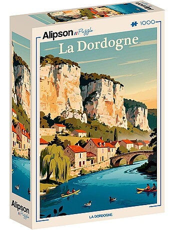 Puzzle 1000 pièces La Dordogne - Fabriqué en France